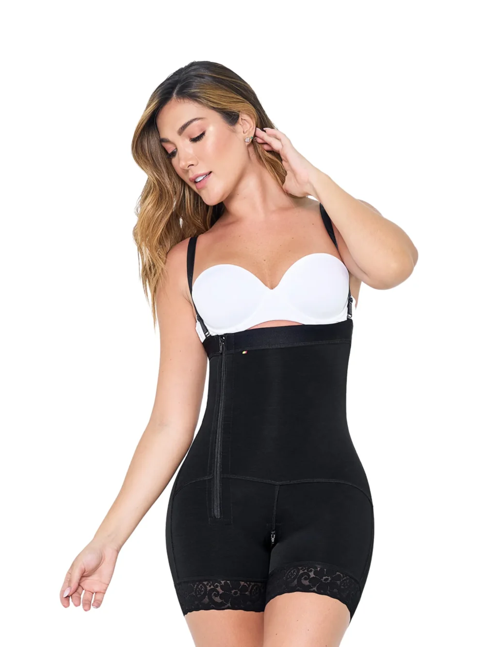 Faja corta strapless con cierre lateral | 9143